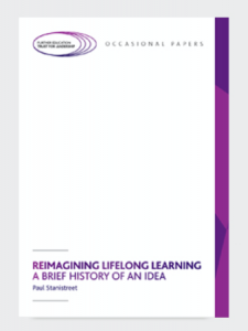 Reimagining Lifelong Learning: A brief history of an idea