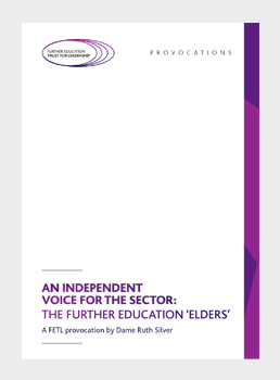 An independent voice for the sector: the Further Education 'Elders'