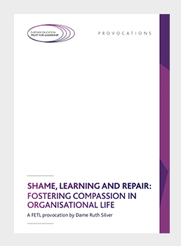 Shame, Learning and Repair: Fostering compassion in organisational life